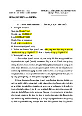 Đề cương báo cáo thực tập cuối khóa - Quản trị nhân lực tại Công ty XYZ | Đại học Kinh tế kỹ thuật công nghiệp