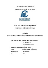 Báo Cáo Đồ Án Nhập Môn AI: Áp Dụng Thuật Toán A* Trong N-Puzzle | Đại học Điện lực