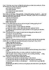 Câu hỏi Chủ nghĩa xã hội khoa học./ Trường đại học Nguyễn Tất Thành