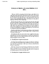 Lý thuyết tầm quan trọng của đa văn hóa môn Văn hiến Việt Nam| Trường Đại học Văn Hiến