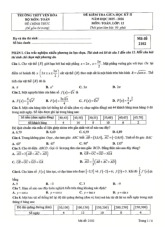 Đề giữa học kỳ 2 Toán 12 năm 2025 – 2026 trường THPT Yên Hòa – Hà Nội