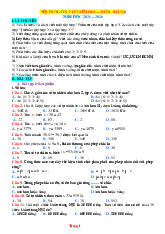Nội Dung Ôn Tập Giữa Học Kỳ 1 Toán 6 Năm Học 2025-2026