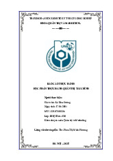 Báo Cáo Thực Hành Quản Trị Tài Chính Công ty cổ phần bánh kẹo Hải Hà | Đại học Kinh tế kỹ thuật công nghiệp