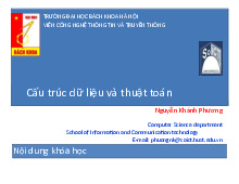 Chương 2: Đệ qui và Ví dụ | Môn Cấu trúc dữ liệu và thuật toán - Trường Đại học Khoa học, Đại học Huế