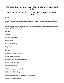 Giải Toán lớp 4 Bài 15: Giây Cánh diều