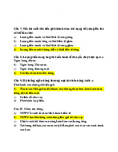 Chính sách Tiền tệ - Câu hỏi trắc nghiệm ôn cuối kì môn Kinh Tế Vĩ Mô | Đại học công nghiệp HCM