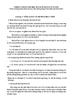 Bài giảng tài liệu Kinh tế vi mô