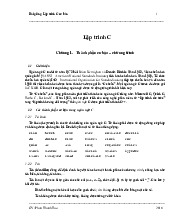 Bài giảng Lập trình C cơ bản | Trường Đại học Kỹ thuật - Công nghệ Cần Thơ