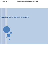 Bài giảng Xác suất Thống kê: Định nghĩa và Biểu đồ Thống kê môn Xác suất thống kê| Đại học Duy Tân