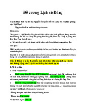 Phân tích vai trò của Nguyễn Ái Quốc trong Đảng Cộng sản | Môn Lịch sử Đảng - Đại học Sư Phạm Hà Nội