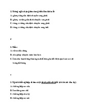 TOP 50 câu trắc nghiệm kinh tế vĩ mô | Đại học Kinh tế Thành phố Hồ Chí Minh