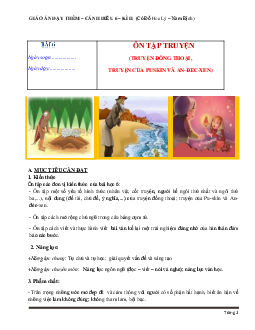 Giáo án dạy thêm Ngữ văn 6 sách Cánh diều  Bài 6