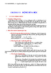 Đề cương môn hoá đại cương- Trường Đại học bách khoa - Đại học đà nẵng.