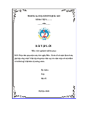 Phân tích quan niệm của Chủ nghĩa Mác – Lênin về sứ mệnh lịch sử củagiai cấp công nhân - Môn chủ nghĩa xã hội khoa học| Đại học Kinh Tế Quốc Dân