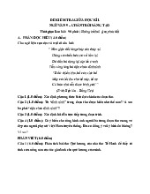 Đề thi giữa học kỳ 1 môn Ngữ Văn lớp 9 năm học 2024 - 2025 | Bộ sách Chân trời sáng tạo