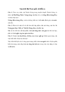 Soạn bài Đại Nam quốc sử diễn ca - Chân trời sáng tạo