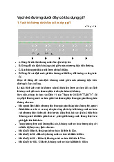 Vạch kẻ đường dưới đây có tác dụng gì?