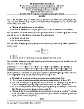 Đề thi cuối kỳ học phần Lý thuyết xác suất & thống kê năm 2024 - 2025 | Đại học ngân hàng Thành phố Hồ Chí Minh