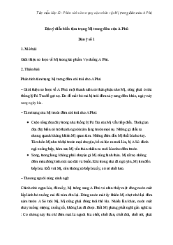 TOP 25 mẫu Phân tích tâm trạng của nhân vật Mị trong đêm cứu A Phủ | Văn mẫu 12