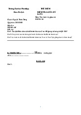 Đề kiểm tra giữa kỳ lần 1 học phần Vận hành và giám sát khối lưu trú trong khách sạn | Trường Đại học Phenikaa