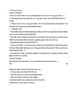 Giải sách giáo khoa môn Lịch Sử lớp 6 Bài 18: Vương quốc Chăm-Pa| Cánh diều