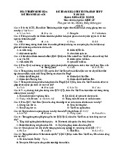 Đề thi thử tốt nghiệp 2025 môn Lịch sử phát triển từ đề minh họa có đáp án-Đề 1