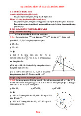 Phương Pháp Giải Hình 9 Đường Kính Và Dây Của Đường Tròn