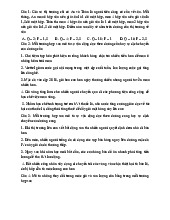 Bài tập Ôn Tập Chương 2 môn Kinh tế vi mô | Trường Đại học Kinh Tế Quốc Dân