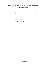 Giải Pháp Bảo Vệ Quyền Con Người Ở Việt Nam Hiện Nay - Bài Tập Lớn | Môn Lý luận pháp luật về quyền con người - Học viện Hành chính Quốc gia