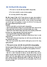 Giải SGK Địa Lí 12 Chân trời sáng tạo Bài 12: Vấn đề phát triển nông nghiệp