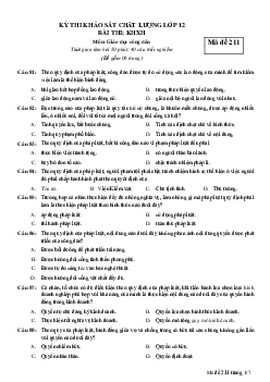 Đề thi thử THPT Quốc gia năm 2023 môn GDCD lần 2 Sở GD&ĐT Hải Phòng