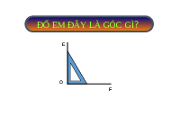 Giáo án điện tử Toán 4 Cánh diều: Hai đường thẳng vuông góc. Vẽ hai đường thẳng vuông góc (T1)