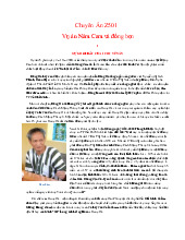 Chuyên Án Z501 Vụ Án Năm Cam Và Đồng Bọn - Tài liệu tổng hợp