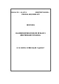 Luận văn thạc sĩ kinh doanh và quản lý - Quản trị kinh doanh | Đại học Hồng Đức