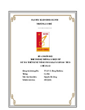Đồ án Thiết kế Hệ Thống Phân Loại Sản Phẩm Theo Chiều Cao | Môn Thiết kế hệ thống cơ điện tử - Đại học Bách Khoa Hà Nội