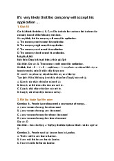 It’s very likely that the company will accept his application ...