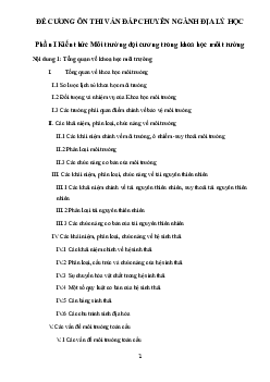 Đề cương vấn đáp chuyên ngành tâm lý học