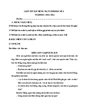 Đề cương ôn tập cuối HK1 môn Tiếng Việt thực hành | Trường Đại học Kinh Doanh và Công Nghệ Hà Nội