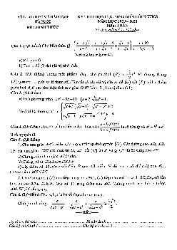 Đề thi học sinh giỏi Toán 9 năm 2020 – 2021 sở GD&ĐT Hà Nam