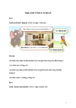 Tiếng Anh lớp 3 Unit 4: Lesson 4 trang 67 Explore Our World