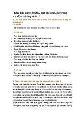 Phân tích cảnh đợi tàu của chị em Liên trong Hai đứa trẻ hay nhất