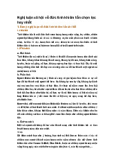 Nghị luận xã hội về đức tính khiêm tốn chọn lọc hay nhất