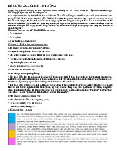 Đề cương môn Tư tưởng Hồ chí minh - Trường Đại học lao động -  xã hội.