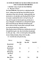 Xây dựng quy trình đào tạo nhân viên bán hàng cho Công ty one mount distribution môn Thống kê trong kinh tế và kinh doanh | Trường Đại học Kinh Tế Quốc Dân