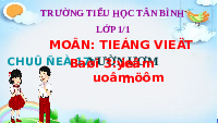 Giáo án điện tử Tiếng việt 1 bài 3 Chân trời sáng tạo : Iêm yêm uôm ươm