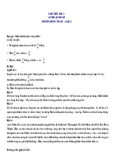 Dạng 4. Một số bài toán thực tiễn Chủ đề 7 Ôn hè Toán 6
