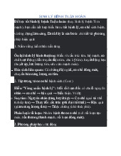 SINH LÝ BỆNH TUẦN HOÀN - Tài liệu ôn tập môn Sinh lý bệnh | Trường Đại Học Tây Nguyên