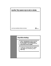 Chương 6 - Quản Trị và Chia Sẻ Cơ Sở Dữ Liệu Khách Hàng Môn Quản trị thương hiệu | Trường Đại học Công nghiệp Thành phố Hồ Chí Minh