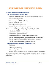 Bài 2: nghiên cứu và dự báo thị trường môn Marketing căn bản | Trường đại học Mở Hà Nội