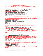 Trắc nghiệm Thực vật Dược phẩm | Đại học Y Dược Thành phố Hồ Chí Minh